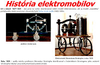 Historia elektromobilov